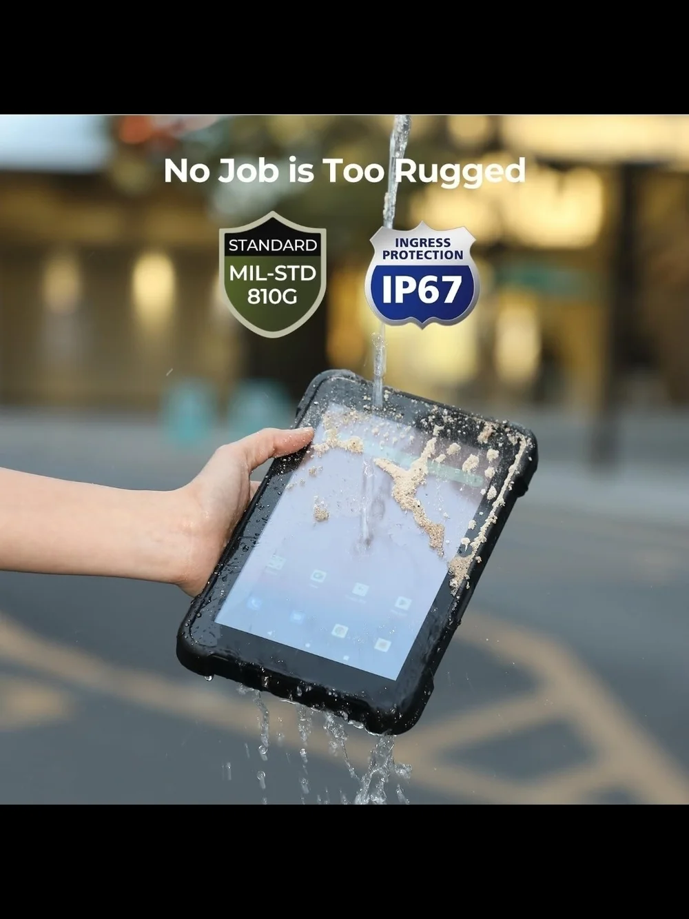 Rugged Tablet Scanner IRT01P Android 14 Industrial Tablet Equip w/ Zebra SE4 NEW